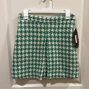 Paul & Joe for Target Checkered Skirt Preppy Academia  Size 3 NEW Green White